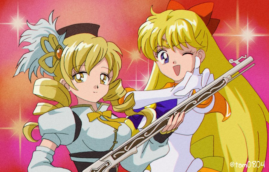 1990s_(style), aino_minako, beret, bishoujo_senshi_sailor_moon, blonde_hair, blue_eyes, bow, choker