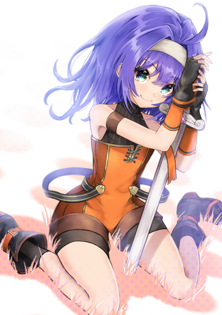 1girl, absurdres, aged_down, ahoge, bare_shoulders, black_gloves, black_socks, blue_hair