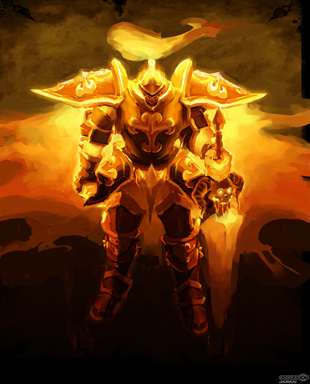 arc_system_works, armor, battle_fantasia, deathbringer_(battle_fantasia), lowres, solo, sword, weapon