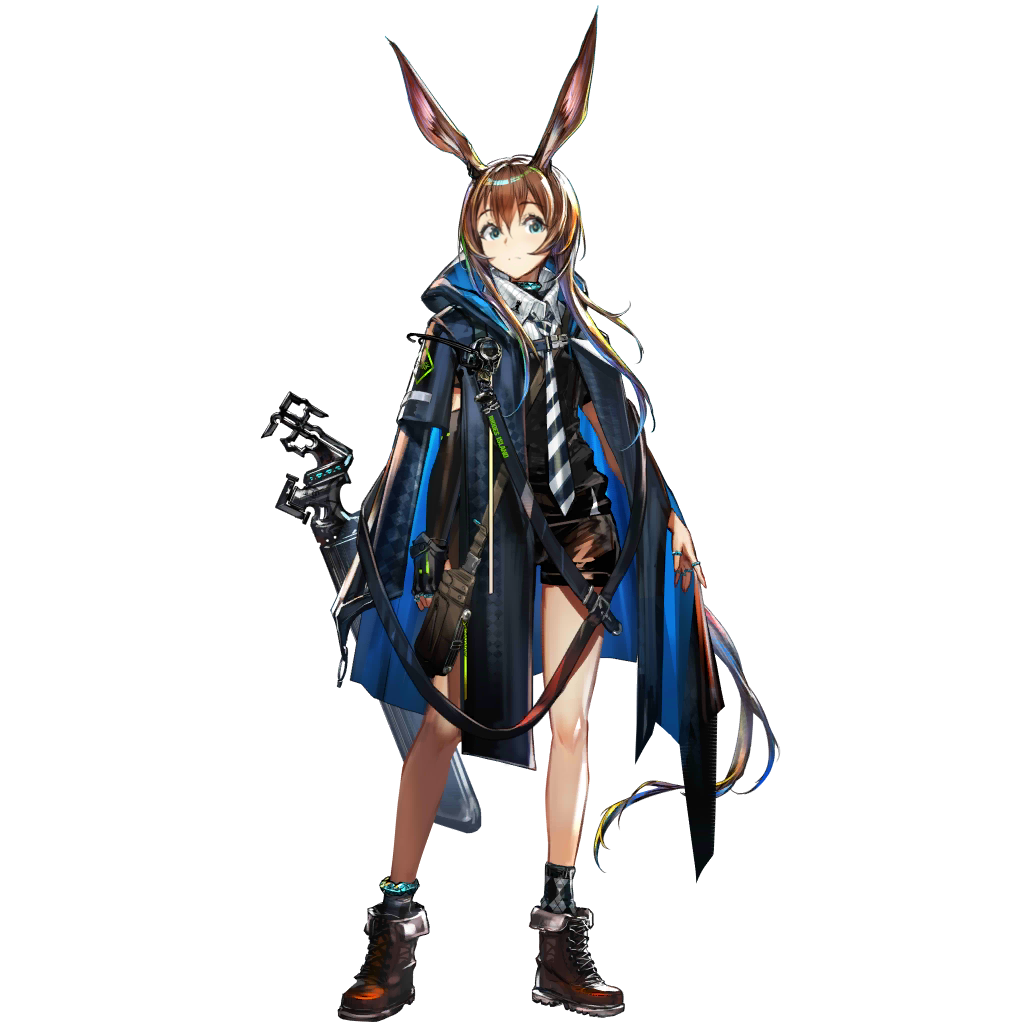 1girl, amiya_(act_2)_(arknights), amiya_(act_ii)_(arknights), amiya_(arknights), animal_ears, arknights, bare_legs, black_cloak