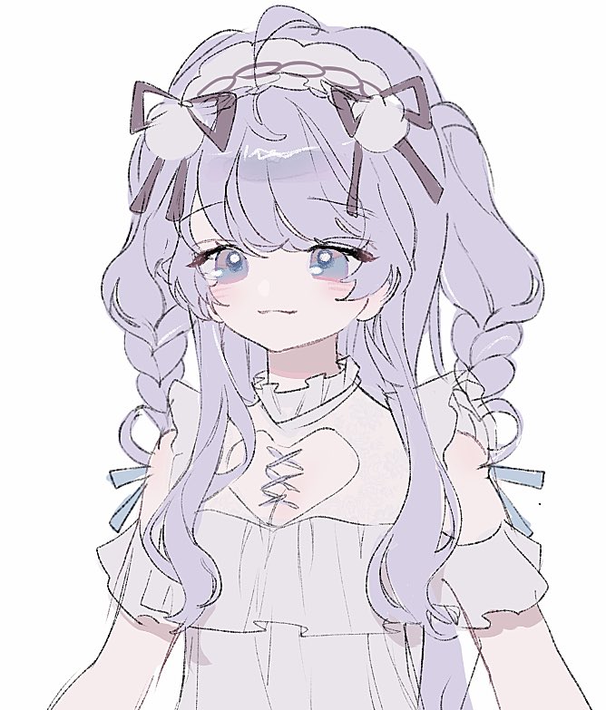 1girl, amaiamiya, amiya_aranha, amiya_aranha_(1st_costume), bad_id, bad_twitter_id, blush, braid