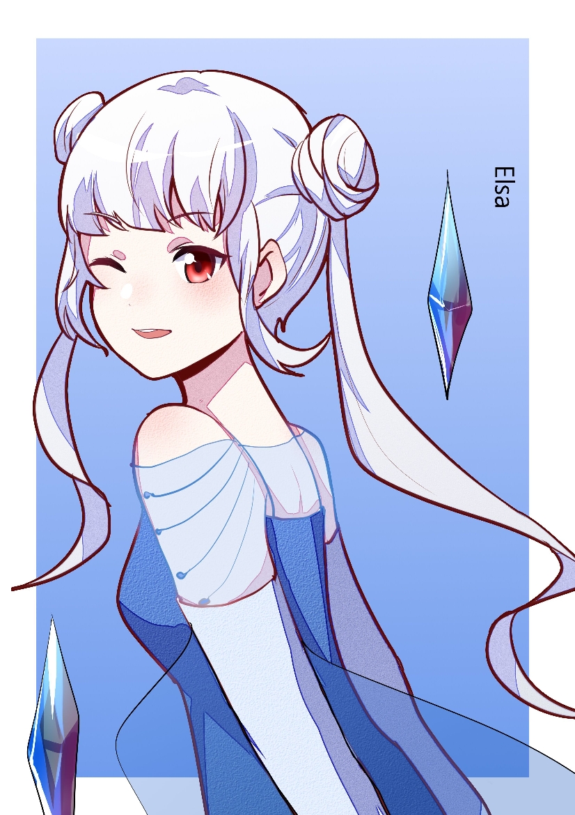 1girl, arashi_chisato, blue_dress, breasts, brown_eyes, cosplay, diao_mao_de_yu_shushu, disney