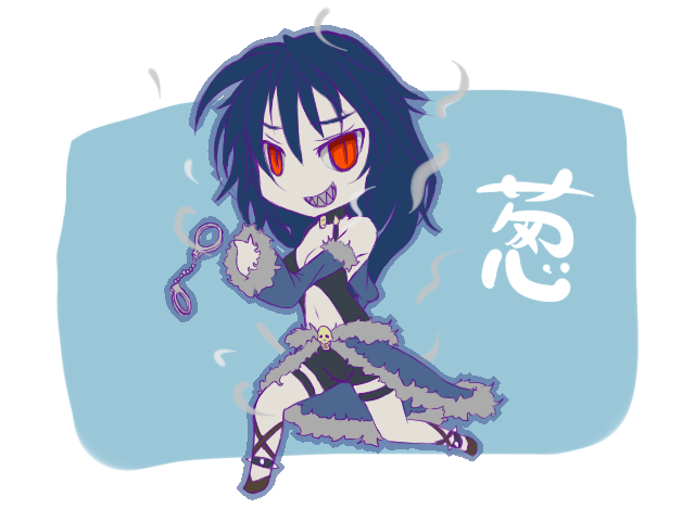 1girl, aura, bio_lab, black_footwear, black_shirt, black_shorts, blue_cape, blue_hair