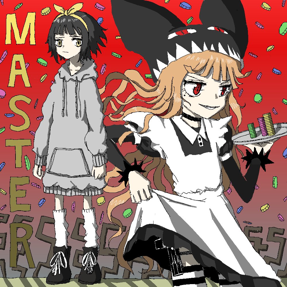 aiu404l, apron, gun, hat, maid_apron, original, tagme, tanya_(aiu404l), weapon