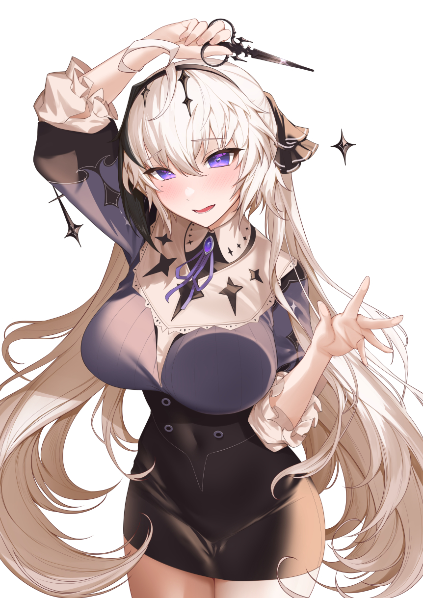 against_glass, ahoge, blush, breast_press, breasts, buttons, covered_navel, cowboy_shot