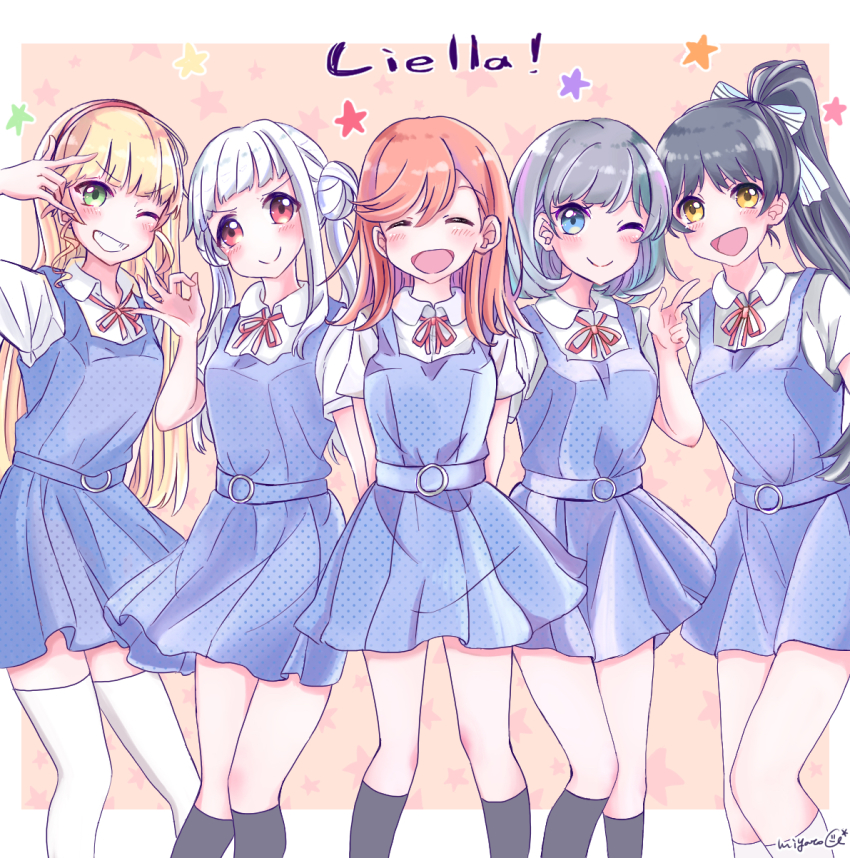 5girls, artist_name, female_focus, highres, liella!, long_hair, love_live!, love_live!_superstar!!