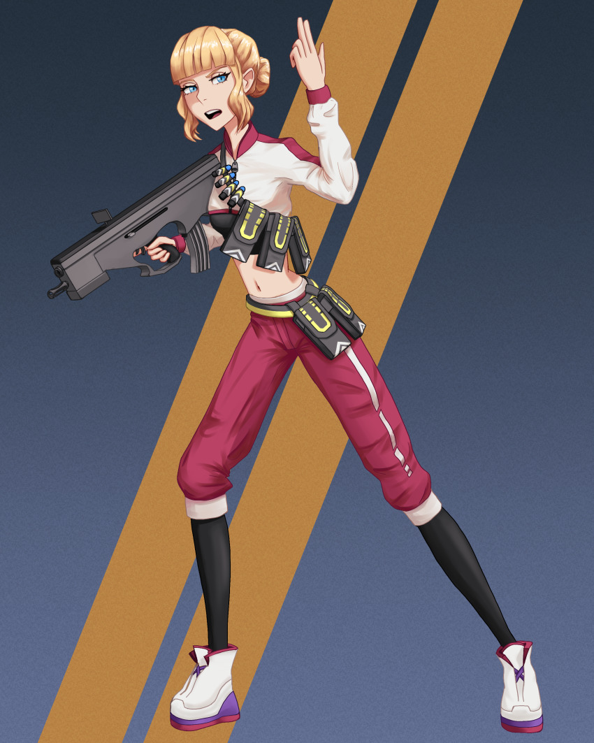 1girl, 35mm_grenade_(papop), absurdres, airburst_grenade_launcher, airburst_round, ammunition, anti-materiel_cartridge, assault_rifle, ben-the-shrubber, blonde_hair, blue_eyes, bullpup, camera, cannon_cartridge, euroimpact, explosive, explosive_weapon, fn_herstal, fragmentation_grenade, fragmentation_warhead, giat_industries, girls'_frontline, grenade, grenade_cartridge, grenade_launcher, gun, high-explosive_cartridge, highres, image_sample, lacroix_defense, lcd, long_gun, military_cartridge, military_program, modular_weapon_system, monitor, multi-projectile_multi-weapon_(military_program), multi-weapon, multiple-barrel_gun, nexter_systems, night-vision_device, original, papop, papop_2, personification, polyarme_polyprojectiles_(military_program), precision-guided_firearm, precision-guided_munition, prototype_design, reddit_sample, rifle, sfim_ods, smart_grenade, subsonic_ammunition, underbarrel_assault_rifle, underbarrel_rifle, weapon