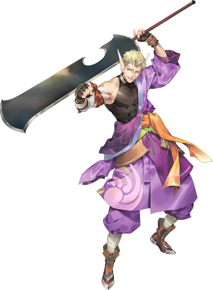 1boy, abs, ainu_clothes, aquaplus, arm_above_head, arms_up, bare_shoulders, biceps