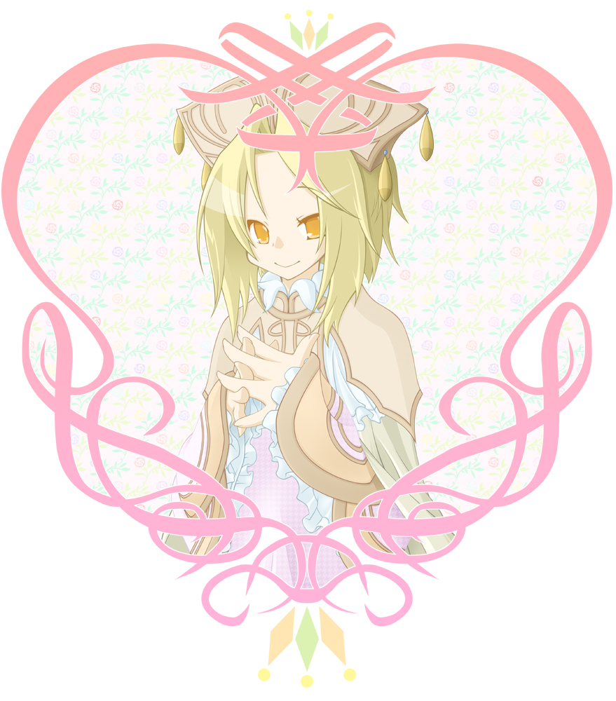 blonde_hair, gensou_suikoden, gensou_suikoden_tierkreis, headdress, hina_aumakua, moccharera, yellow_eyes