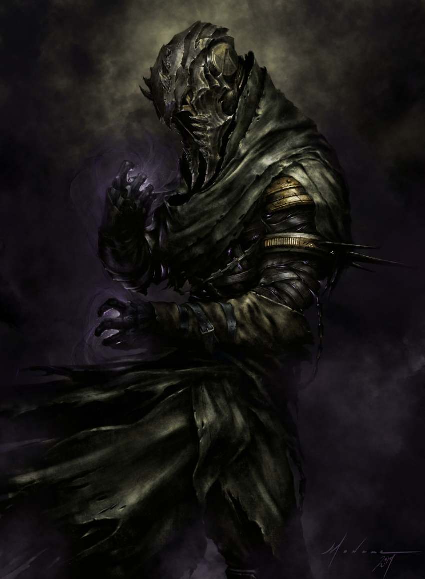 1boy, absurdres, bone_armor, brianmoncus, destiny_(game), energy_ball, helmet, highres