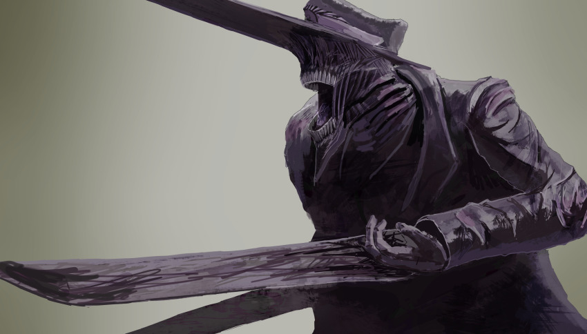 1boy, black_coat, chainsaw_man, coat, collared_jacket, hat, highres, hybrid