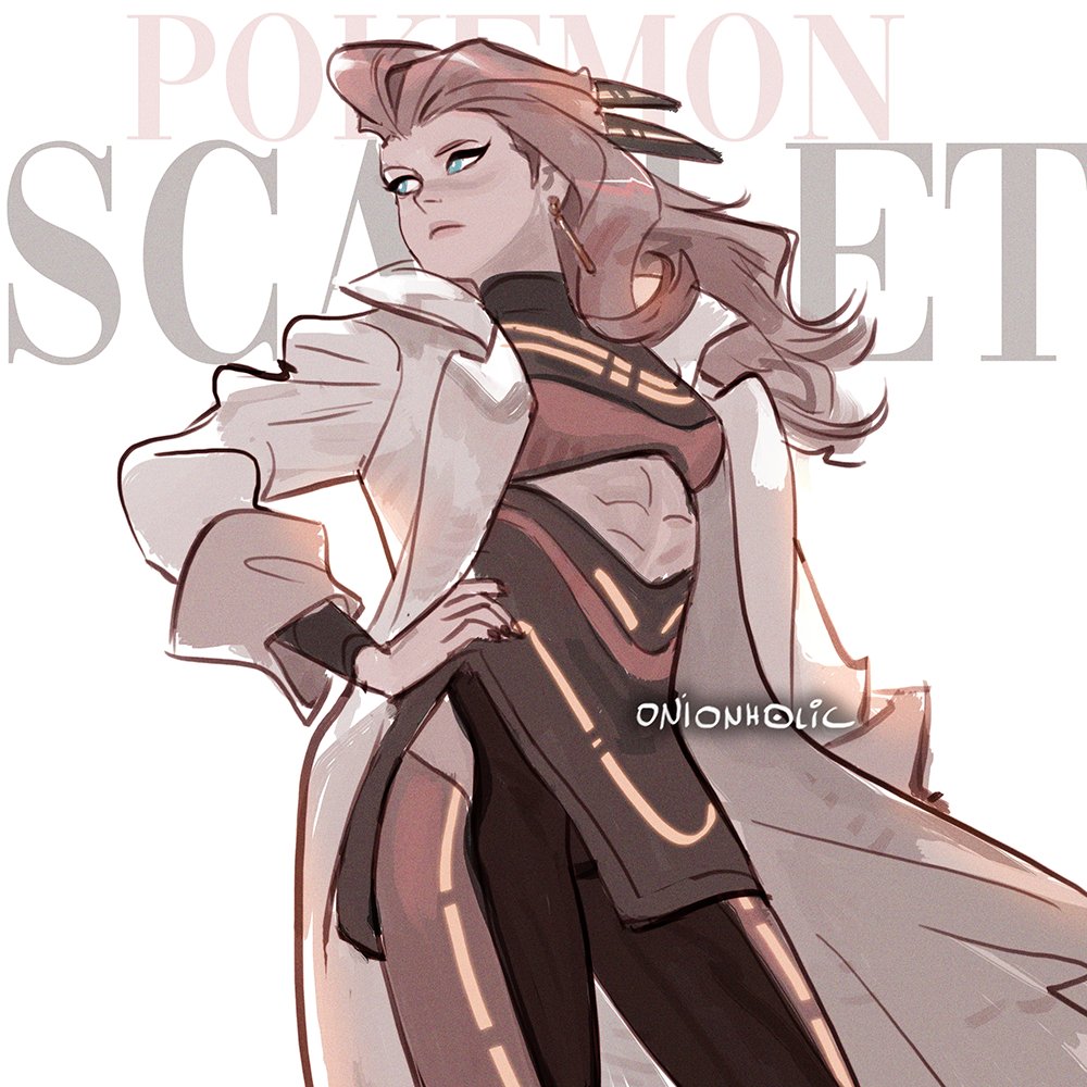 1girl, abs, adapted_costume, bodysuit, center_opening, cosplay, earrings, floating_earrings