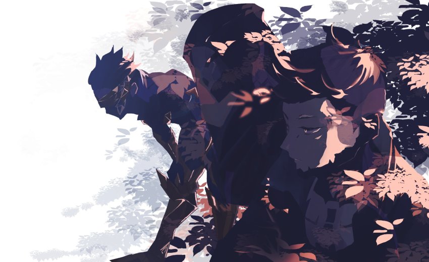 3boys, apex_legends, black_hair, black_jacket, black_theme, blue_jacket, collarbone, crypto_(apex_legends)