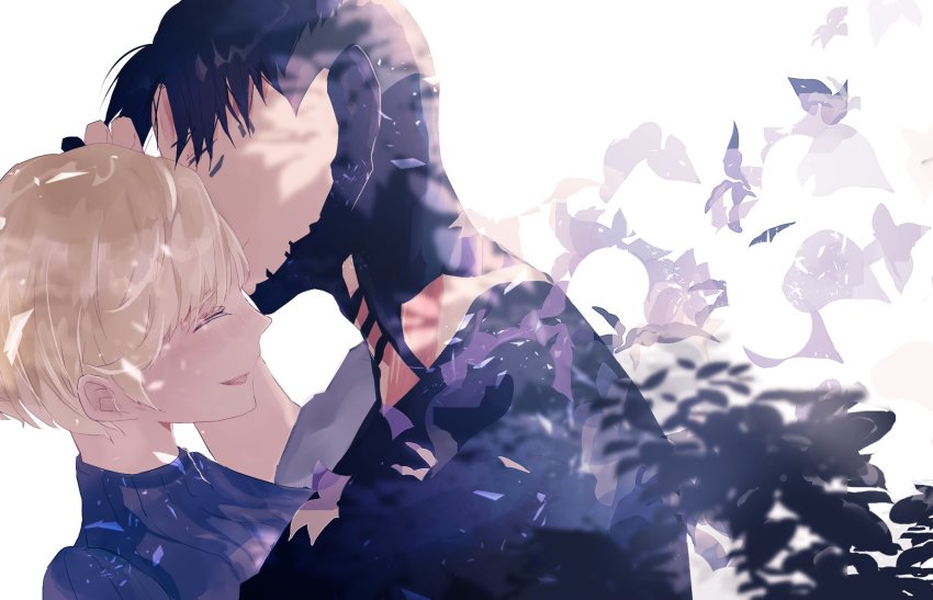 1boy, 1girl, ^_^, animification, apex_legends, bad_id, bad_twitter_id, black_hair