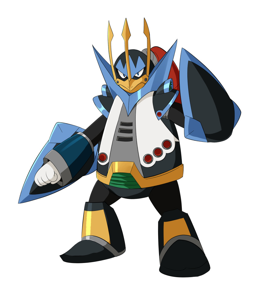 absurdres, clenched_hand, closed_mouth, commentary_request, empoleon, full_body, gen_4_pokemon, highres