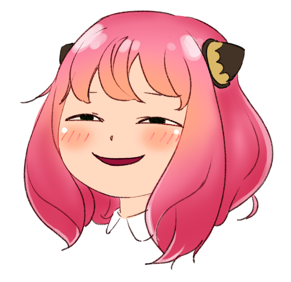 1girl, anya's_heh_face_(meme), anya_(spy_x_family), butayaro_kr, meme, solo, spy_x_family, tagme