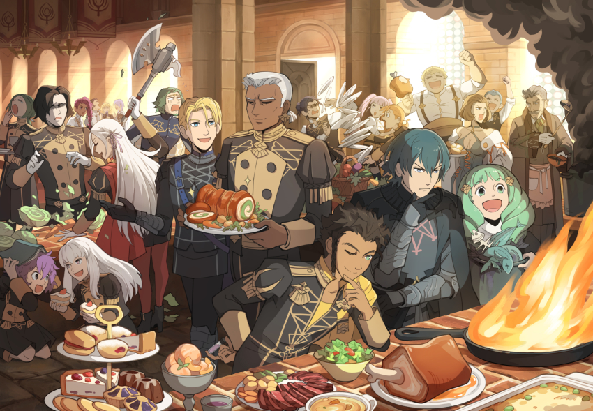 6+boys, 6+girls, :d, ;), annette_fantine_dominic, axe, balthus_von_albrecht, bernadetta_von_varley