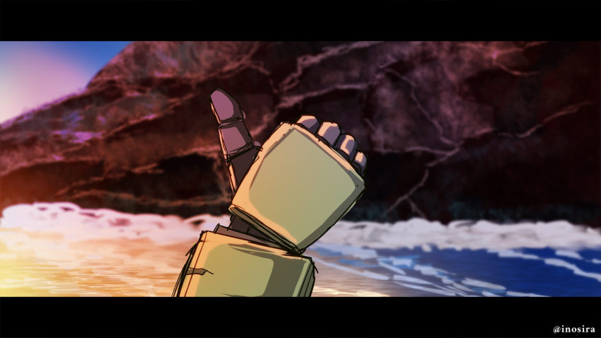 commentary_request, gundam, inoshira, letterboxed, mecha, mobile_suit, mobile_suit_gundam, mobile_suit_gundam:_cucuruz_doan's_island