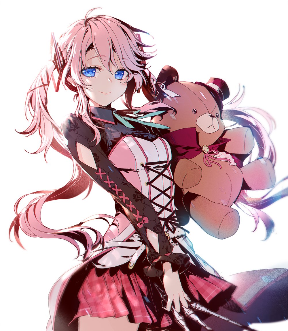 1girl, achan_(blue_semi), blue_eyes, cape, eiyuu_densetsu, falcom, hat, holding