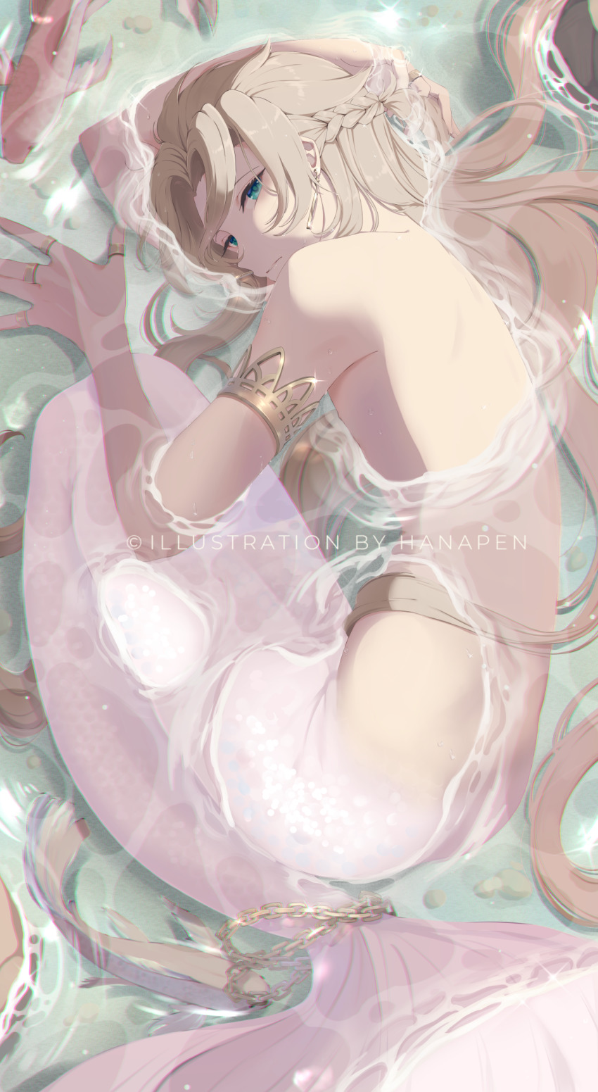 1boy, albedo_(genshin_impact), androgynous, arm_cuffs, blonde_hair, blue_eyes, ear_piercing, earrings