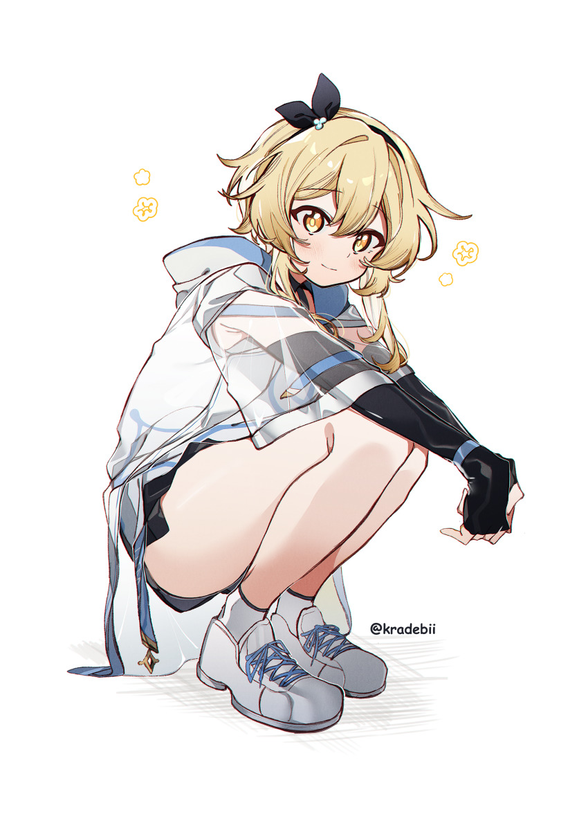 1girl, absurdres, artist_name, blush, closed_mouth, fingerless_gloves, genshin_impact, gloves