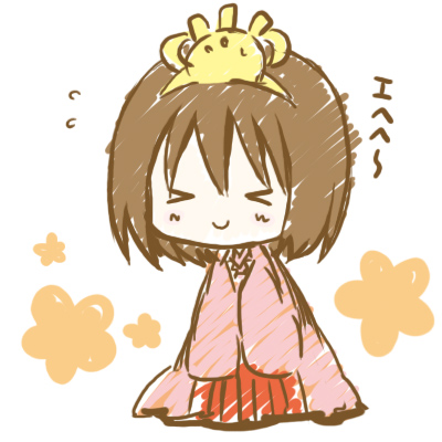 >_<, chibi, child, closed_eyes, hanamaru_youchien, japanese_clothes, koume_(hanamaru_youchien), lowres