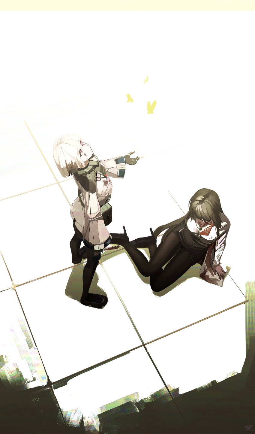 2girls, absurdres, girls'_frontline, highres, kanoe_(kanoe502), leone_(girls'_frontline), multiple_girls, rpk-16_(girls'_frontline)