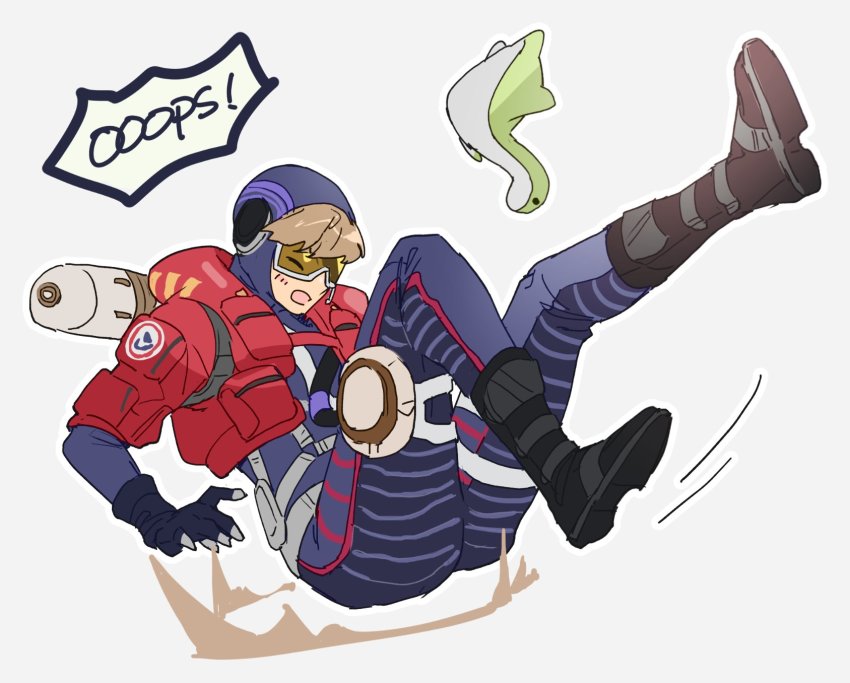 1girl, ace_of_sparks_wattson, apex_legends, black_boots, black_gloves, bodysuit, boots, brown_hair