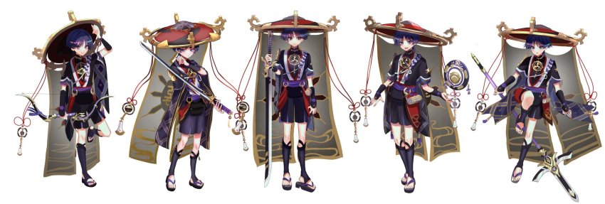 1boy, :o, adjusting_clothes, adjusting_headwear, androgynous, arm_guards, arm_up, armor