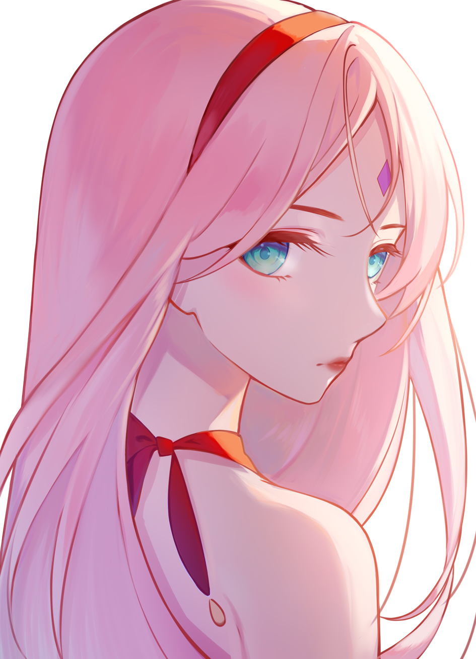 1girl, haruno_sakura, highres, kagami_(kgmgts), long_hair, naruto_(classic), naruto_(series), solo