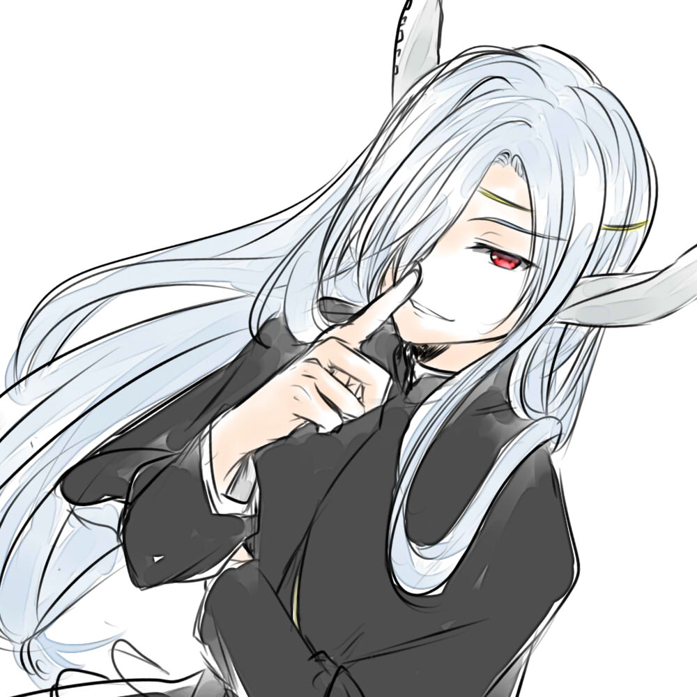 1boy, absurdly_long_hair, animal_ears, aquaplus, blue_hair, breezefu00, earrings, finger_to_mouth