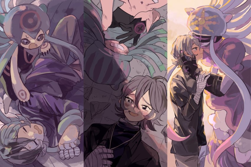 artist_request, blue_eyes, digimon, digimon_ghost_game, evolutionary_line, higashimitarai_kiyoshiro, highres, jellyfish