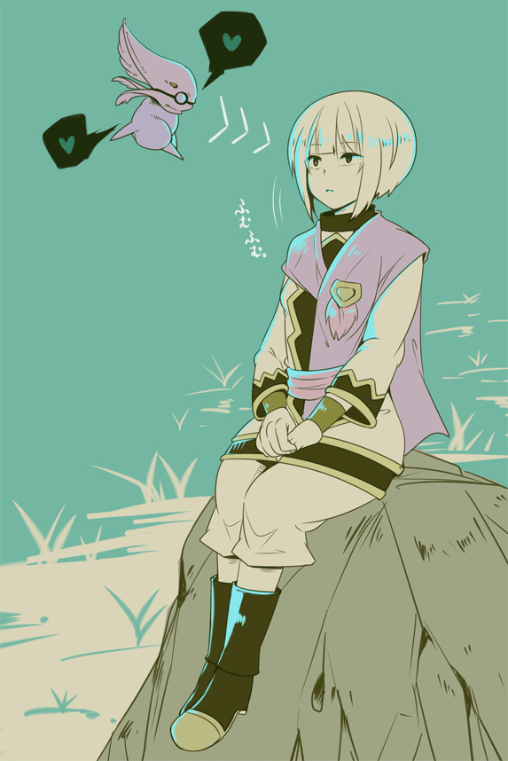 1girl, armlet, boots, bracelet, breasts, cape, closed_mouth, creature