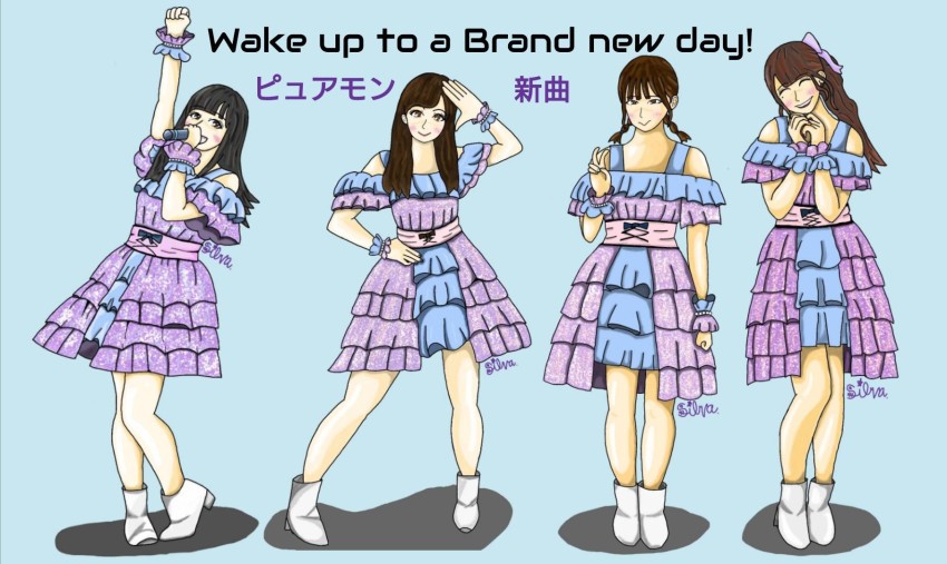 4girls, hanawa_arisa, highres, katsuno_rina, microphone, multiple_girls, purelymonster, silva_ginzaki, suguta_natsumi, tachikawa_reina