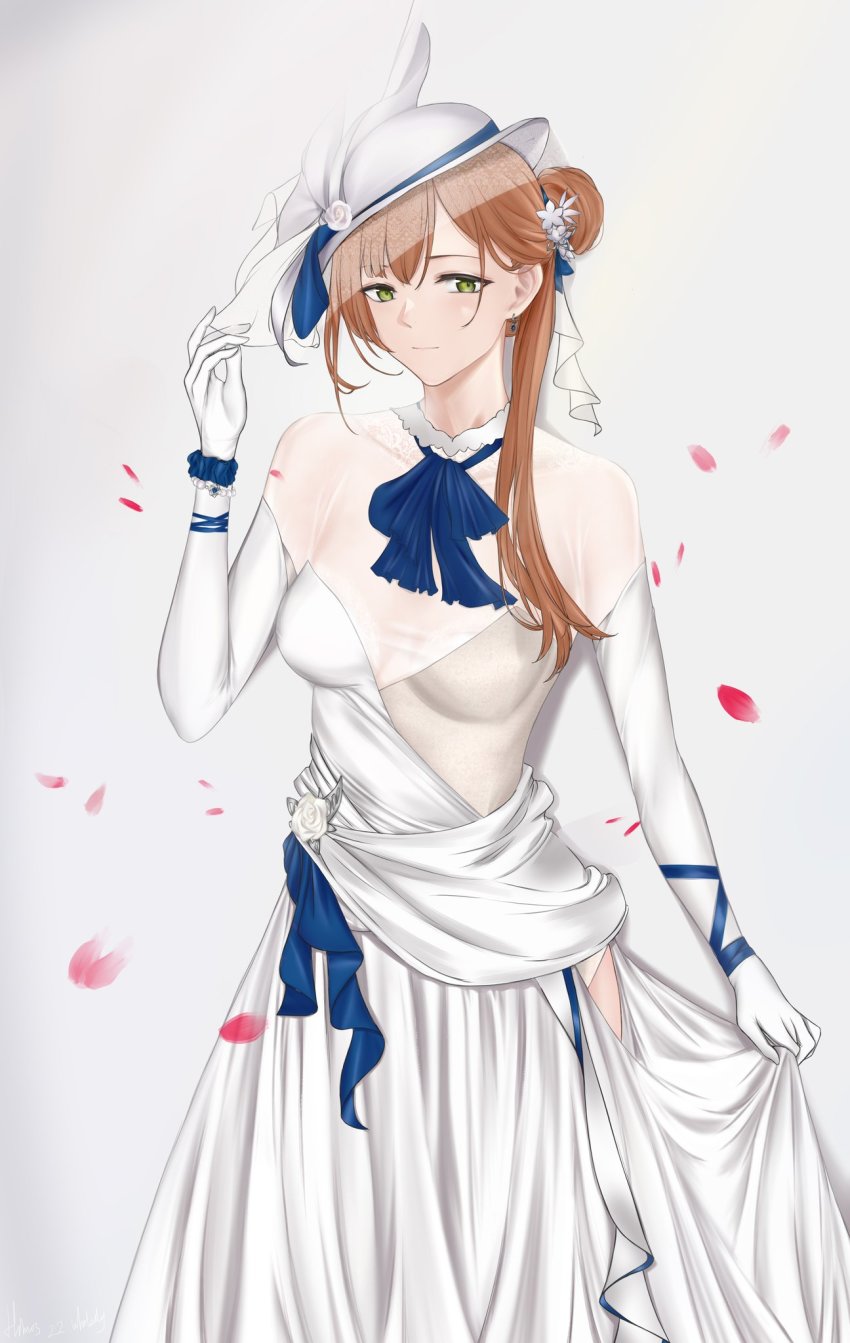 1girl, alternate_costume, artist_name, ascot, breasts, chinese_commentary, closed_mouth, clothes_lift