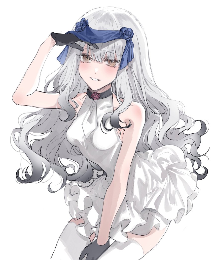 1girl, absurdres, dress, melusine_(fate), fate/grand_order, fate_(series), gloves, highres