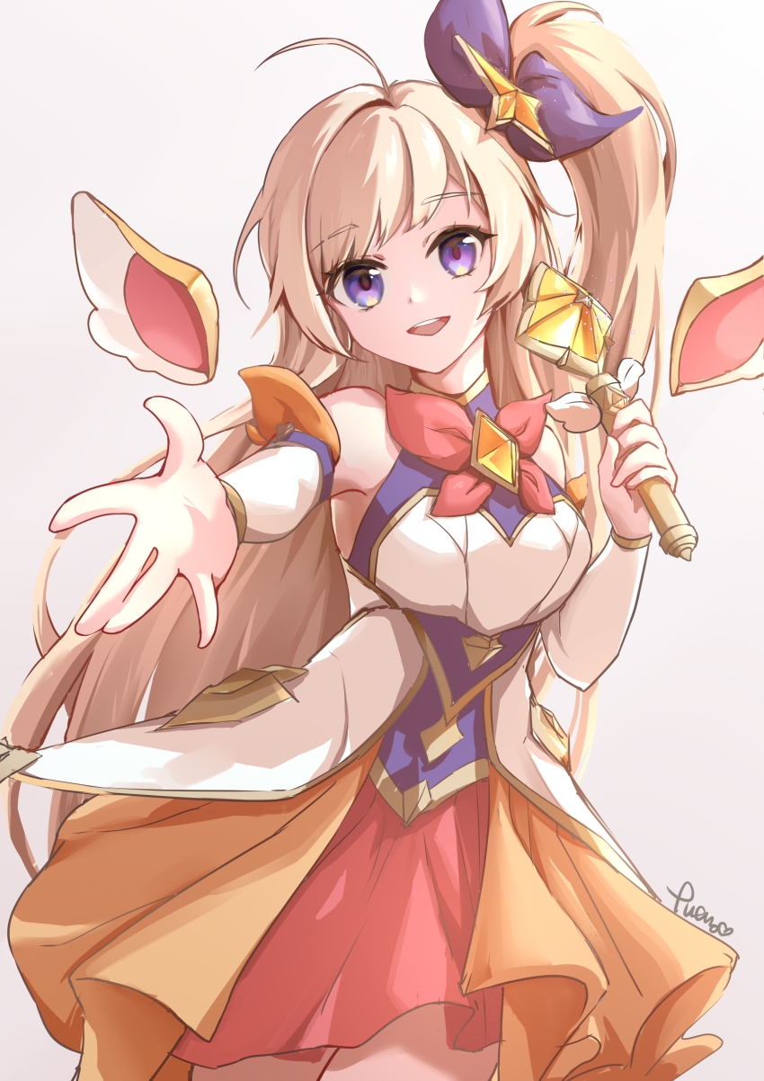 1girl, absurdres, alternate_costume, dress, highres, league_of_legends, long_hair, magical_girl
