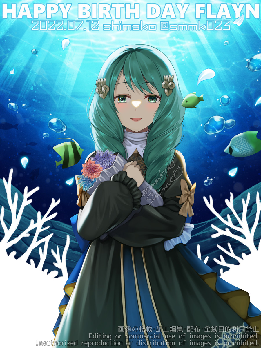 aquarium, bouquet, caustics, drill_hair, fire_emblem, fire_emblem:_three_houses, fire_emblem_warriors:_three_hopes, fish