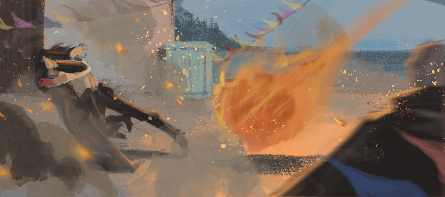 3boys, black_footwear, black_hair, black_jacket, black_pants, chinese_commentary, commentary_request, container