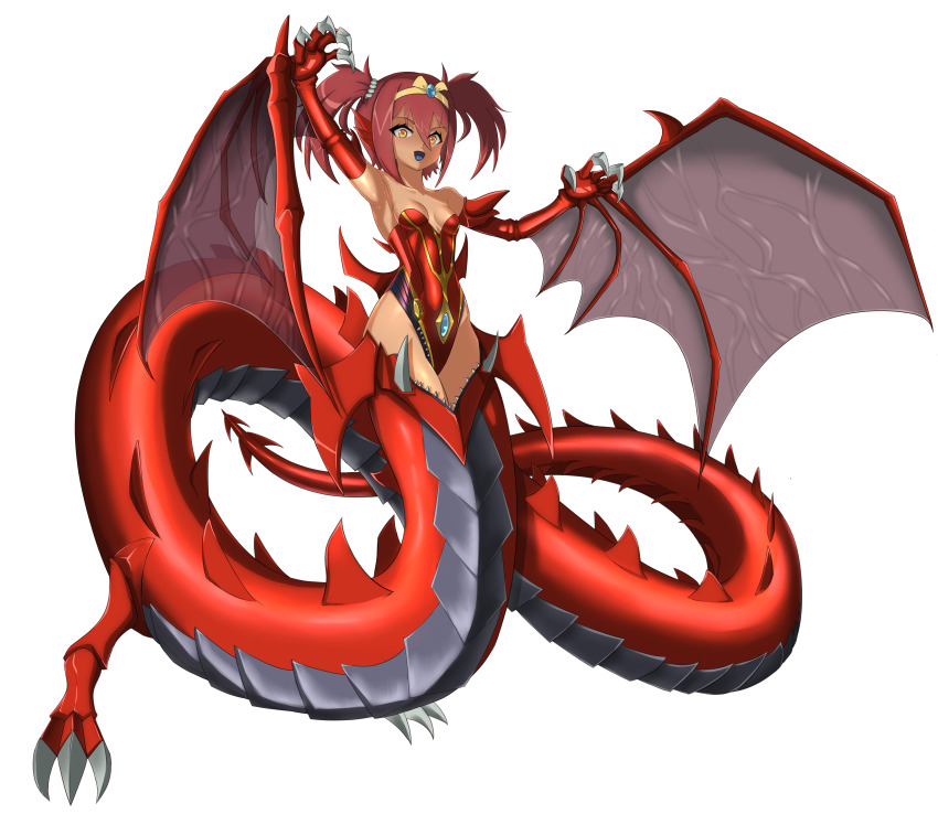 1girl, absurdres, artist_request, bare_shoulders, breasts, claws, cleavage, cosplay