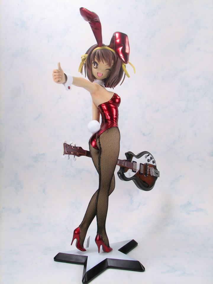 1girl, animal_ears, ass, bubba_(saikorokyarameru), fake_animal_ears, female_focus, figure, figure_(medium)