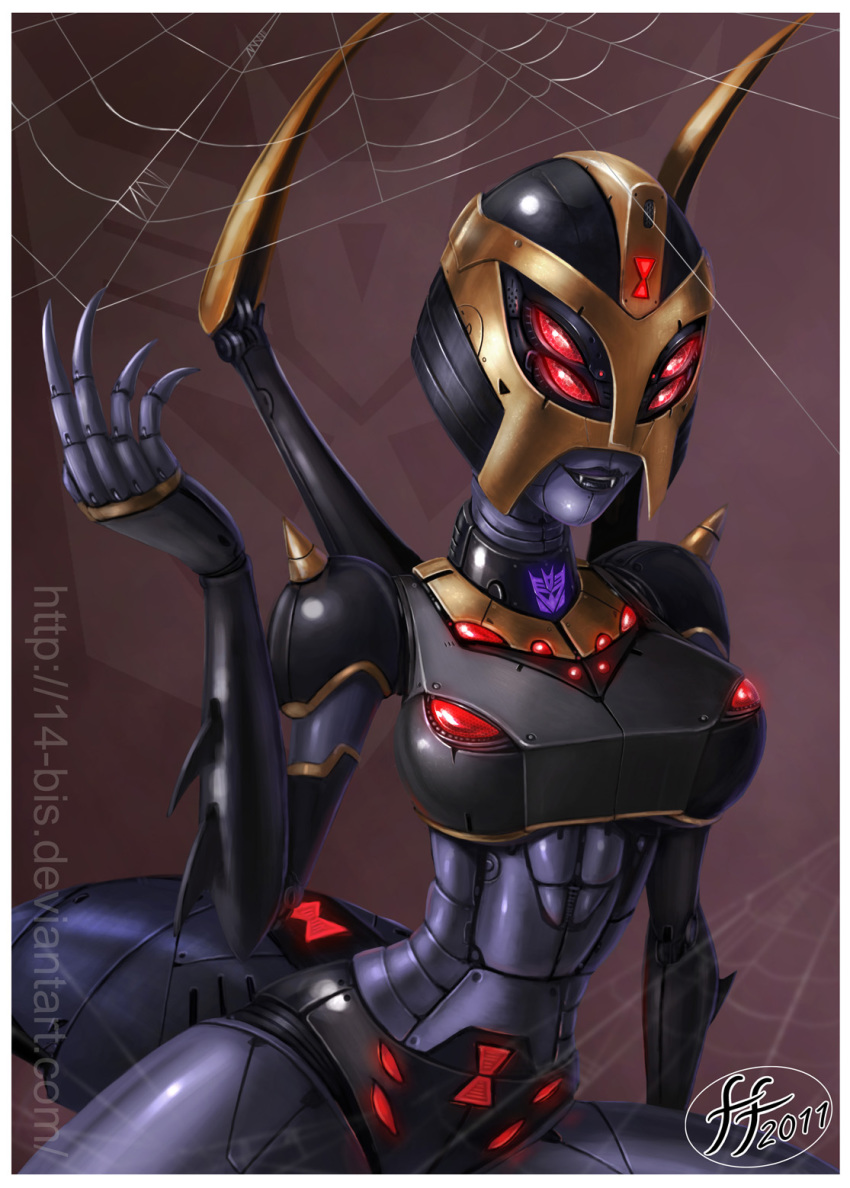 14-bis, 1girl, alien, black_lips, black_panties, blackarachnia, breasts, colored_skin