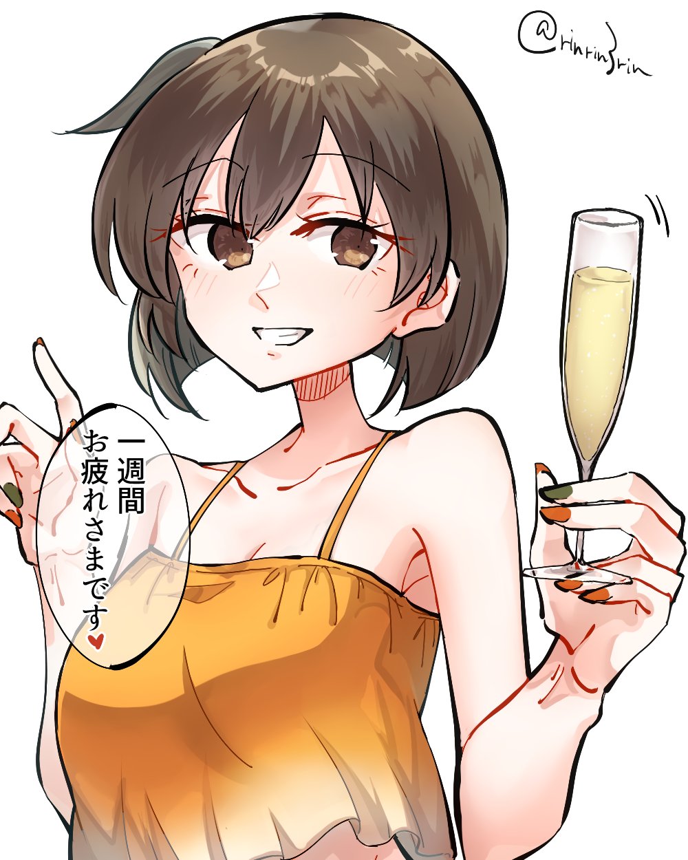 1girl, bare_arms, bare_shoulders, bikini, blush, brown_eyes, brown_hair, collarbone
