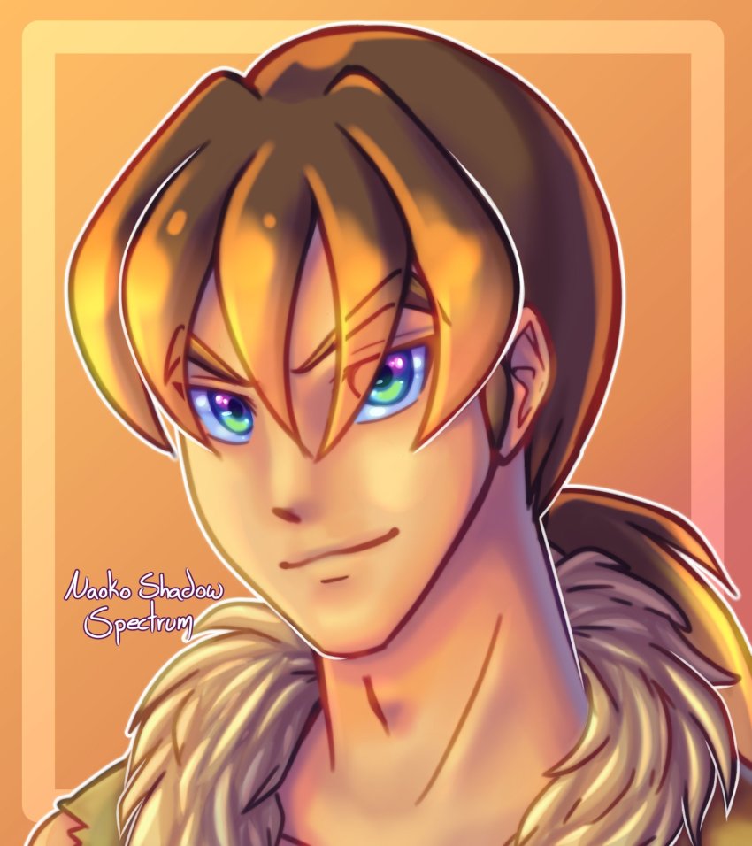 blue_eyes, bokujou_monogatari, bokujou_monogatari:_harvest_moon, bokujou_monogatari:_mineral_town_no_nakama_tachi, brown_hair, cliff_(bokujou_monogatari), fur-trimmed_jacket, fur_trim