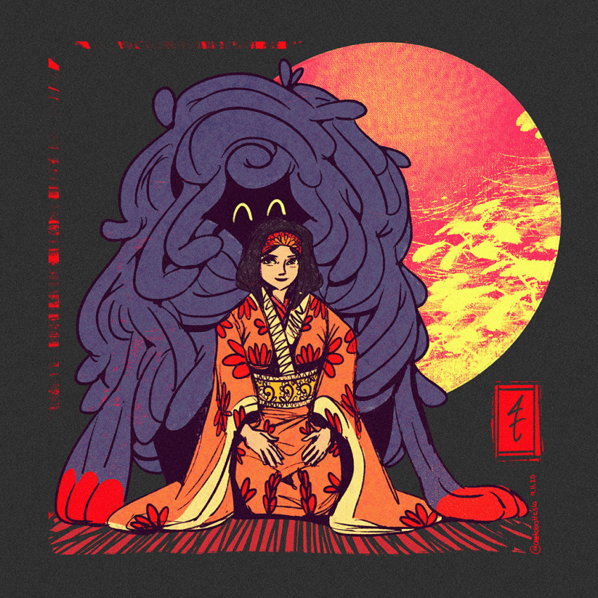 1girl, 1other, autobottesla, breasts, creature, erika_(pokemon), full_body, gen_4_pokemon