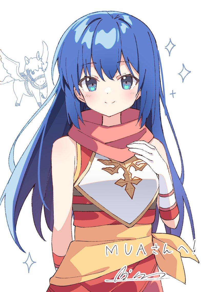 1girl, aged_down, arm_behind_back, armor, bare_shoulders, blue_eyes, blue_hair, breastplate