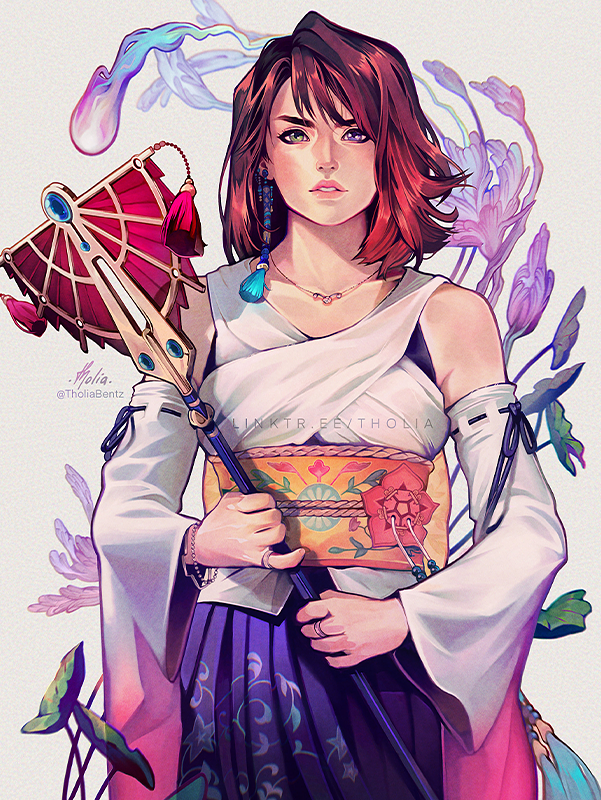 1girl, asymmetrical_hair, bare_shoulders, beads, black_bra, blue_eyes, blue_skirt, bra