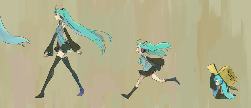 1girl, age_comparison, age_progression, aged_down, aqua_eyes, aqua_hair, blush, boots