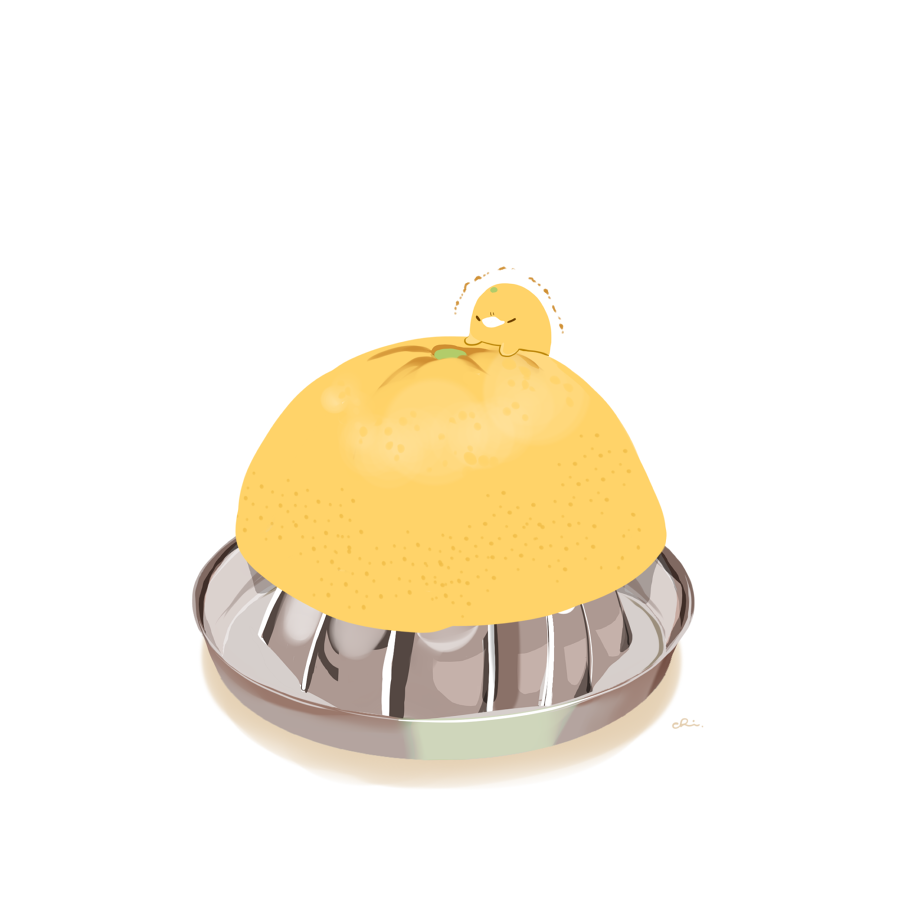 animal, animal_focus, artist_name, bird, chai_(drawingchisanne), fantasy, food, food_focus