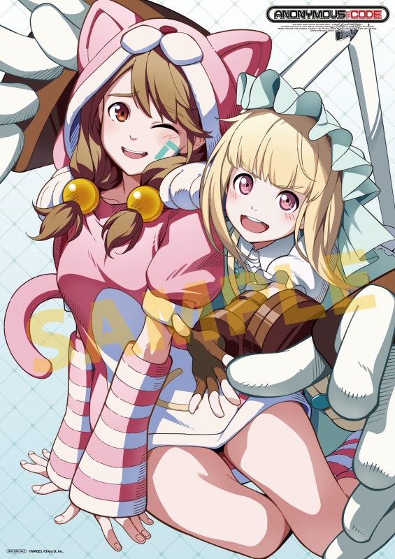 5pb., aizaki_momo, animal_costume, animal_ears, anonymous;code, cat_costume, cat_ears, cat_tail